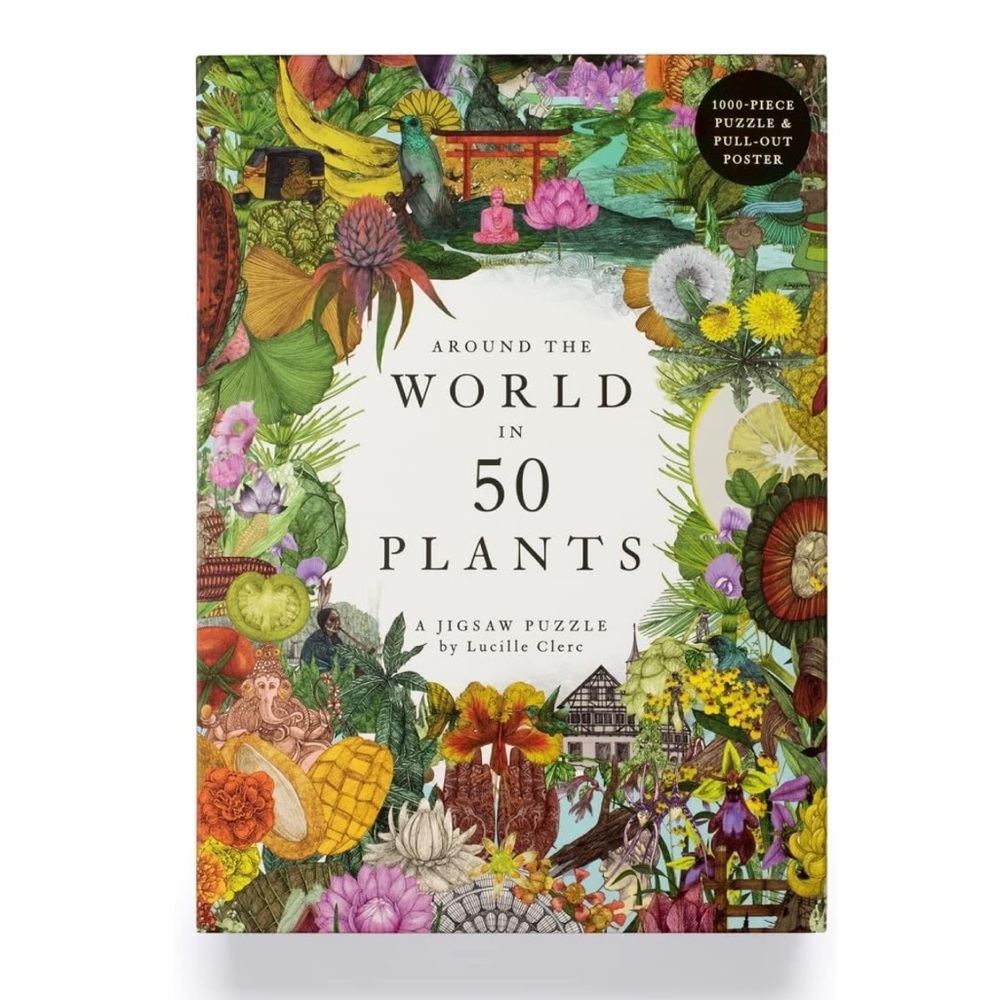 Laurence King Around the World in 50 Plants Jigsaw 1000 Piece Puzzle
